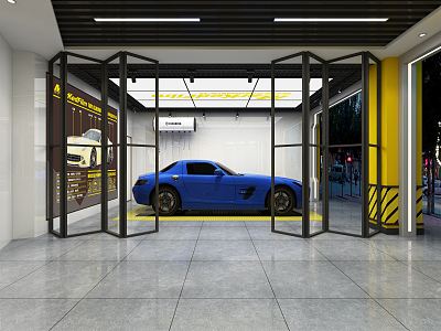 Hyundai Auto Repair Shop 3d model