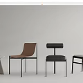 Modern Minimalist Dining Chairs With Various Styles And White Black Brown Colors