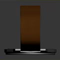 Stylish Watch With Brown Leather Strap Black Dial And Metallic Case Modern Sleek Design