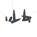 Firearms Bullets 3d model
