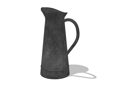 Black Electric Water Jug With Stylish Design For Daily Electrical Use 3d model