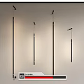 Modern wall lamp wall lamp combination 3d model