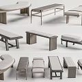 New Chinese Bench 3d model