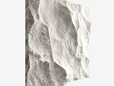Structural Component With Rough Stone Like Surface Texture And Natural Finish 3d model