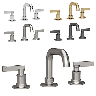 Modern faucet 3d model