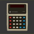 Modern Calculator Electronic Calculator Casio Calculator 3d model