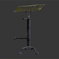 Ergonomic Yellow Office Chair With Perforated Seat And Metal Base Design