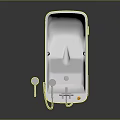 Modern White Bathtub With Silver Faucet Yellow Rubber Duck And Metal Stand
