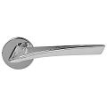 Sleek Modern Chrome Door Handle For Interior Door With Smooth Design 3d model