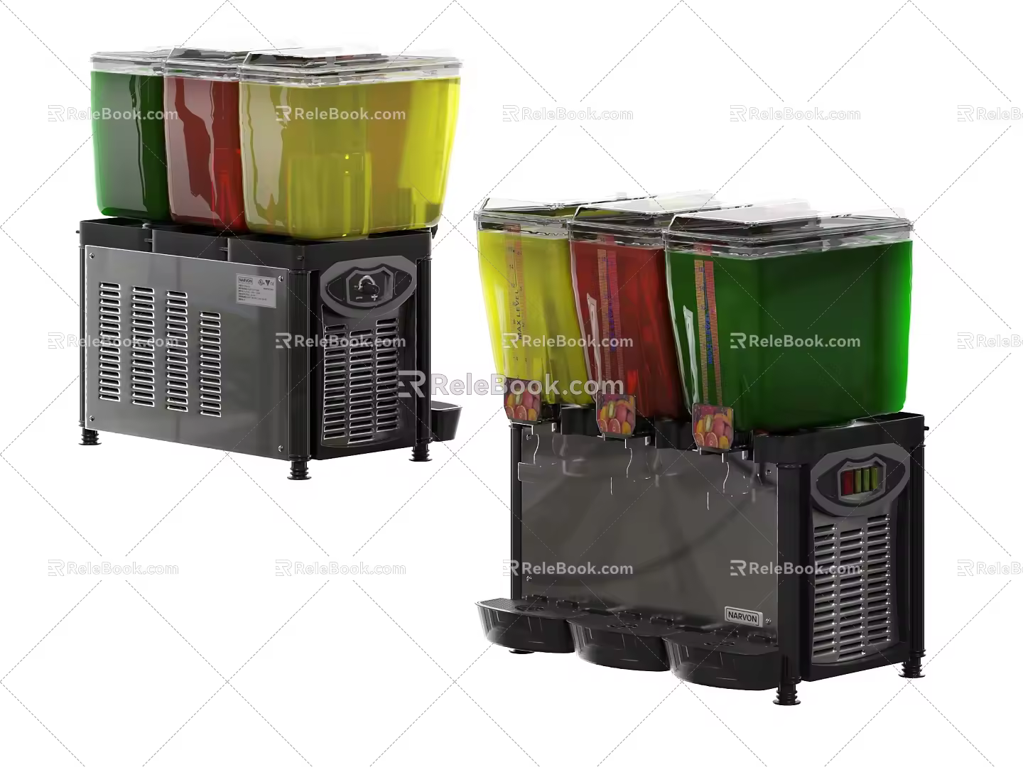 self-service beverage machine 3d model