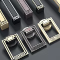 Furniture Handles With Various Decorative Designs And Metal Finishes For Cabinets