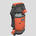 Orange And Black FES Mechanical Equipment With Compact Structure And Durable Design