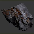 Natural Rough Textured Stone with Gray and Red Color for Interior Decoration Projects