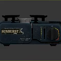 Sundburst Portable Blue Gas Stove Kitchen Appliance for Efficient Cooking With Control Knob
