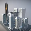 Modern Urban Skyscrapers With Glass Facades And Contemporary Architecture Design