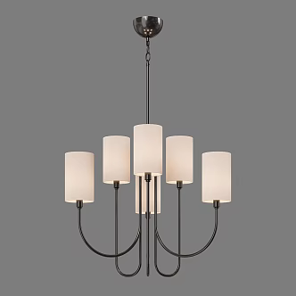 Nordic Simple Chandelier 3d model