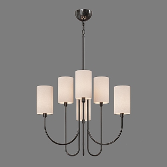 Nordic Simple Chandelier 3d model