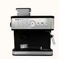 Lapavoni Coffee Machine Kitchen Appliance With Silver Black Design Knobs And Pressure Gauge 3d model