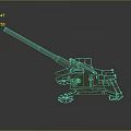 laser tower turret turntable sci-fi tower defense game tower defense sci-fi turret game turret game turret 3d model