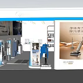 Midea Mall Counter With Modern Display And Home Appliance Showcases