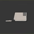 Classic Vintage Desktop Computer With CRT Monitor And Wired Keyboard