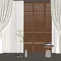 Modern Curtains 3d model