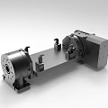 Industrial equipment five-axis module machine tool supporting device 1356 3d model