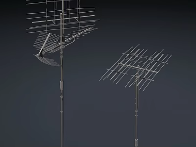 Commercial TV Antennas For High Gain Outdoor Signal Reception With Durable Construction And Easy Installation 3d model