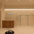 Modern Clothing Store Interior With Mannequins Clothing Racks Sofa Plants And Wooden Decor