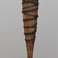 Wooden Sports Equipment Baseball Bat With Wrapped Handle Grip Design