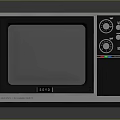 Vintage Sanyo Television With Red Top Black Body And Control Knobs