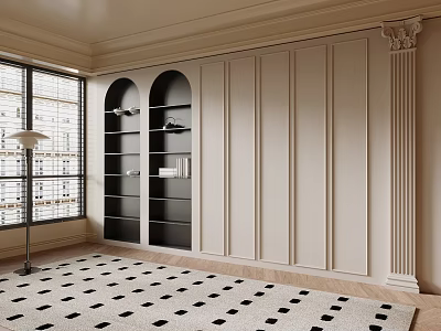 19 French Bookcase 3d model