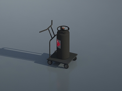 modern gas cylinder model