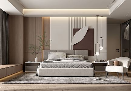 Modern Bedroom 3d model