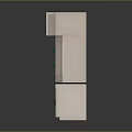 Beige Laboratory Furniture With Clean Air Label Transparent Window And Bottom Cabinet Doors