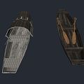 Chinese boat 3d model