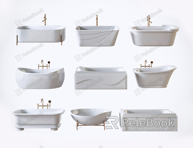 Modern Bathtub Bathtub Tub model