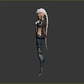 Robot Character Full Body And Upper Torso Models With Mechanical Design