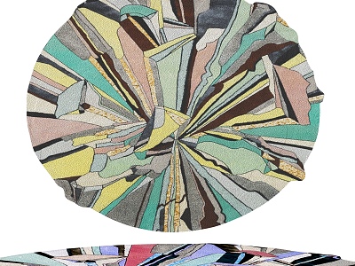 Modern Round Carpet model