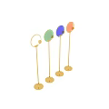 Modern Floor Lamps With Circular Shades Multiple Colors And Golden Stands