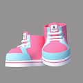 cartoon shoes 3d model