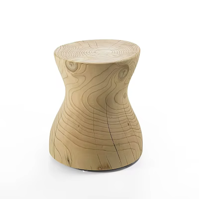 Log wind shoe changing stool 3d model Log wind shoe changing stool 3d model