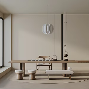 Modern table combination 3d model