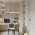 Cozy Tatami Bedroom Interior Design With Tatami Bed White Cabinetry Desk And Chandelier