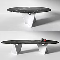 Modern dining table 3d model