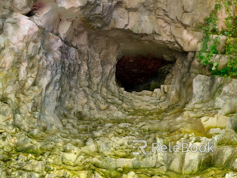 Cave Mountain Cave Cave Realistic model