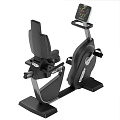 Recumbent Exercise Bike With Ergonomic Seat Digital Display Screen And Adjustable Pedals For Home Fitness