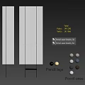 Modern Bathroom Vanity Design With Open Shelves And Multiple Color Options
