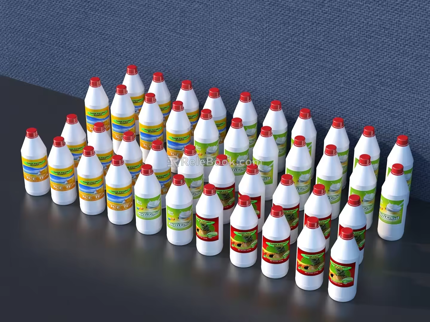 Modern Drinks 3d model