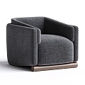 Modern Single Sofa Casual Chair Single Chair Chair Armchair 3d model